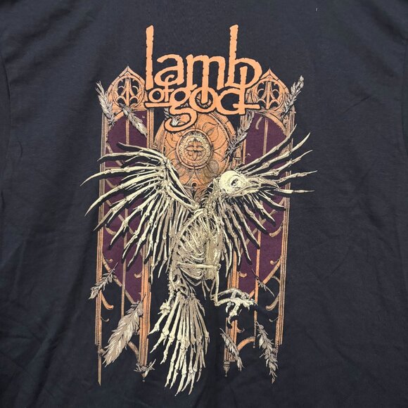 Lamb of God Ashes of the Wake Thrash Metal Band T-Shirt XL - Picture 2 of 4